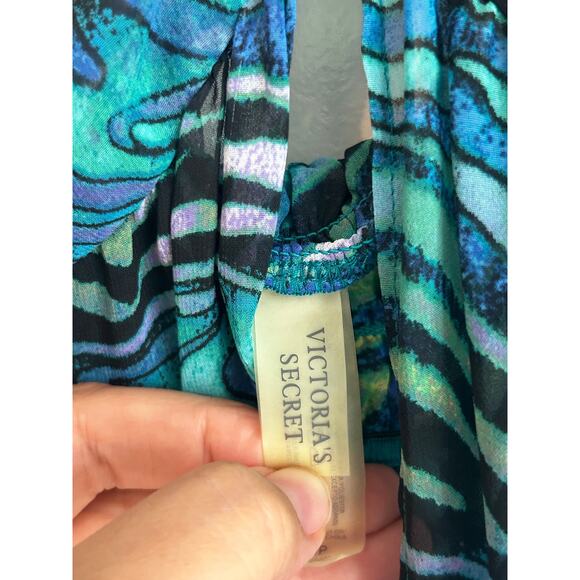 Victoria’s Secret V-neck Strapless Front Slit Swimsuit Cover Up Womens sz  Small - Picture 4 of 5